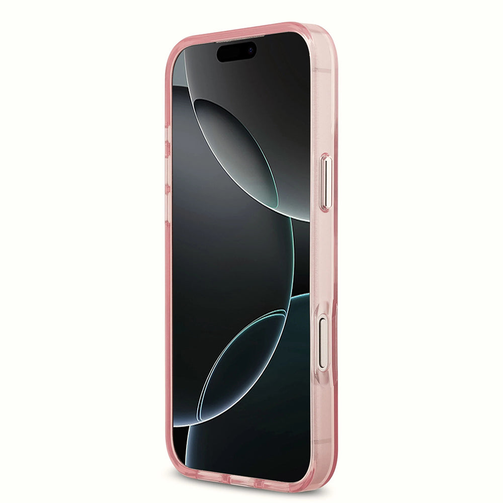 Futrola MagSafe za Apple iPhone 17 Pro Max, Karl Lagerfeld, IML Sketch Logo Choupette, Roza