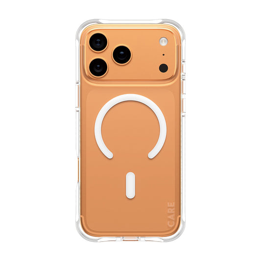 Futrola MagSafe za Apple iPhone 17 Pro Max, PanzerGlass, Care Fashionable, Bijela Prozirna