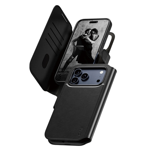 Futrola MagSafe za Apple iPhone 17 Pro Max, PanzerGlass, Care Feature Tango Two-in-One, Crna