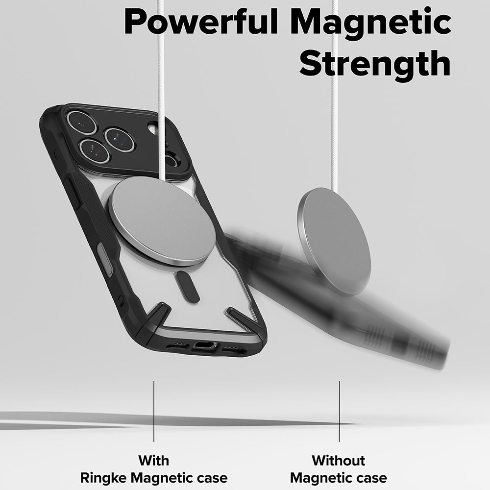 Futrola MagSafe za Apple iPhone 17 Pro Max, Ringke, Fusion X, Crna