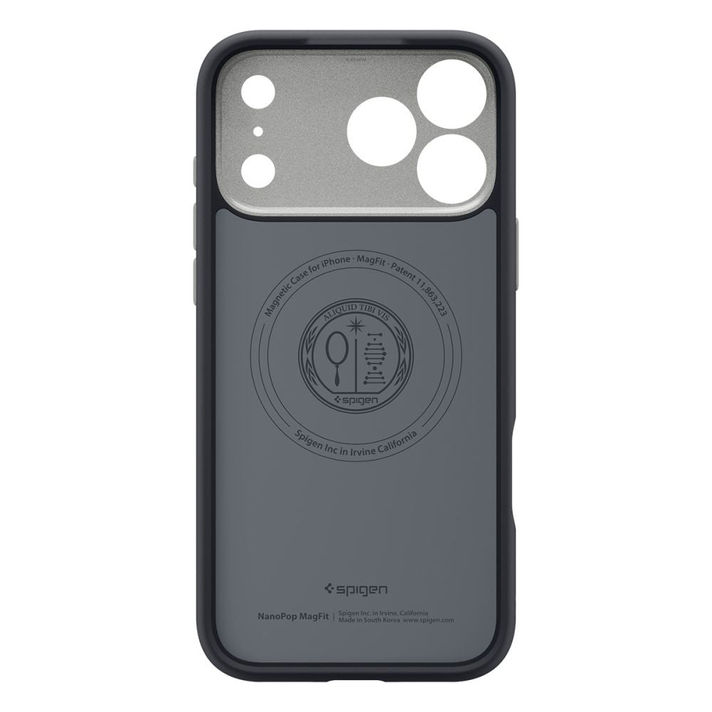 Husa MagSafe za Apple iPhone 17 Pro Max, Spigen, Caseology Nano Pop, Crna