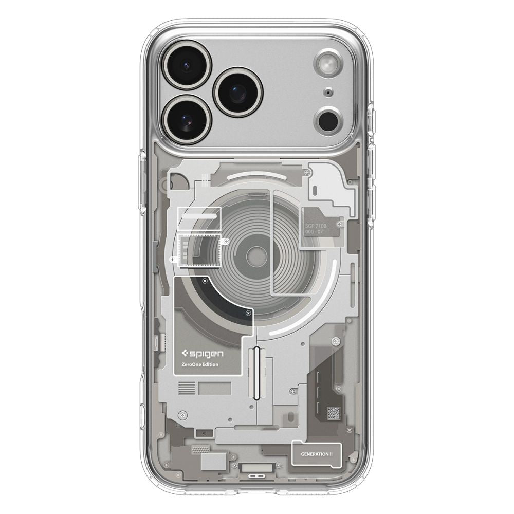 Husa MagSafe za Apple iPhone 17 Pro Max, Spigen, Ultra Hybrid Neo One, Prozirna ACS10290