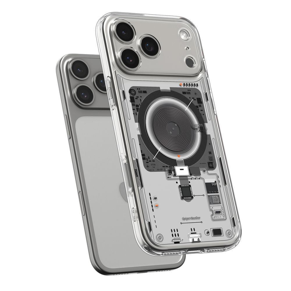 Husa MagSafe za Apple iPhone 17 Pro Max, Spigen, Ultra Hybrid Neo One, Prozirna ACS10290