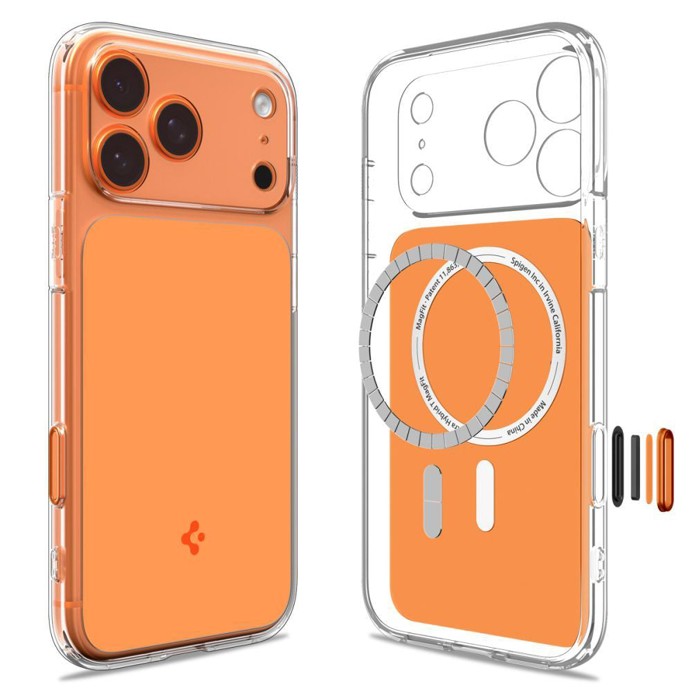 MagSafe futrola za Apple iPhone 17 Pro Max, Spigen, Ultra Hybrid T, Narančasta ACS10474
