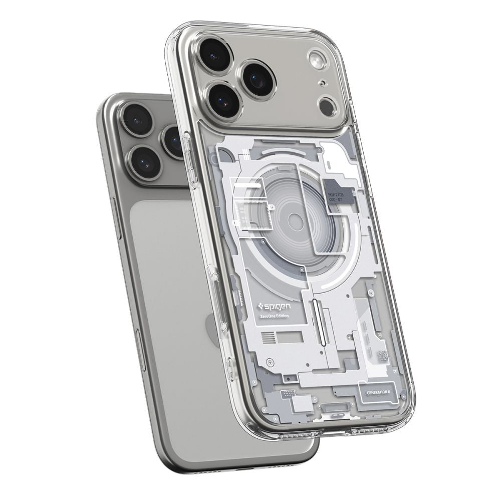Futrola MagSafe za Apple iPhone 17 Pro Max, Spigen, Ultra Hybrid Zero One, Bijela ACS10287