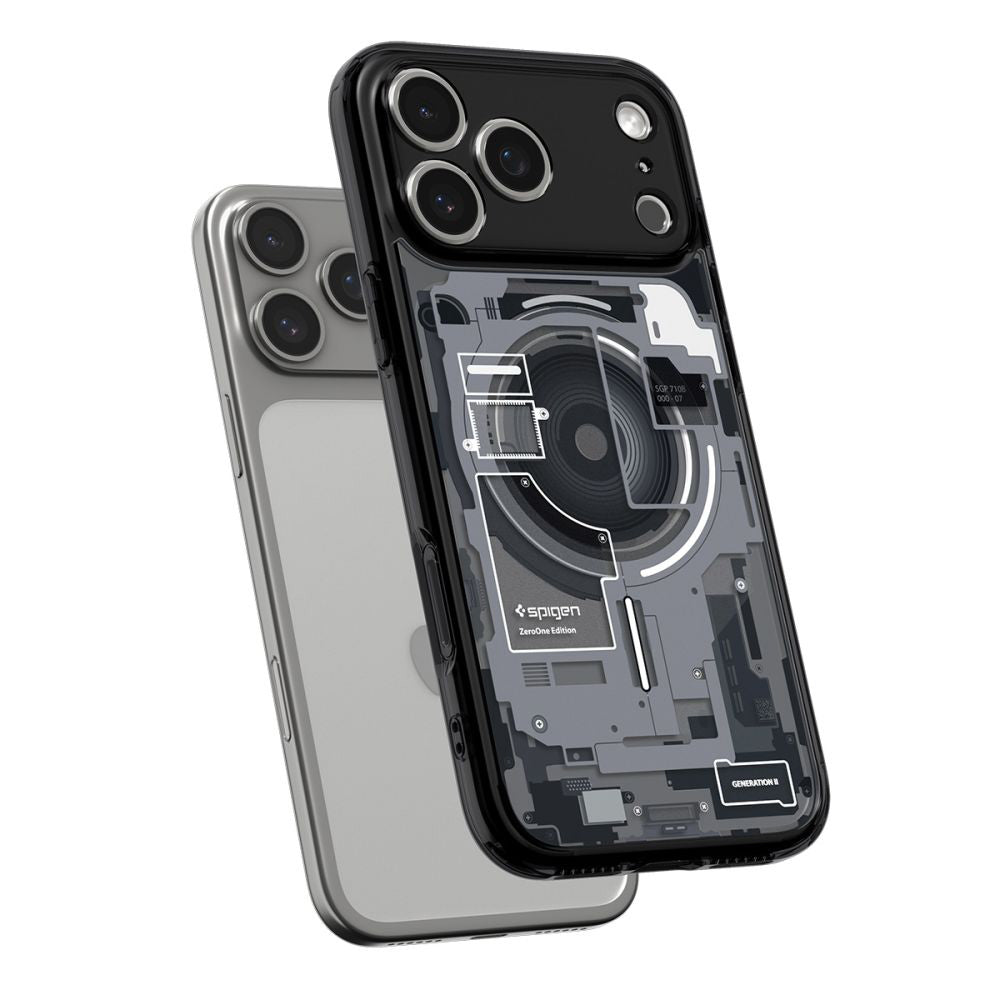 Futrola MagSafe za Apple iPhone 17 Pro Max, Spigen, Ultra Hybrid Zero One, Crna ACS10289