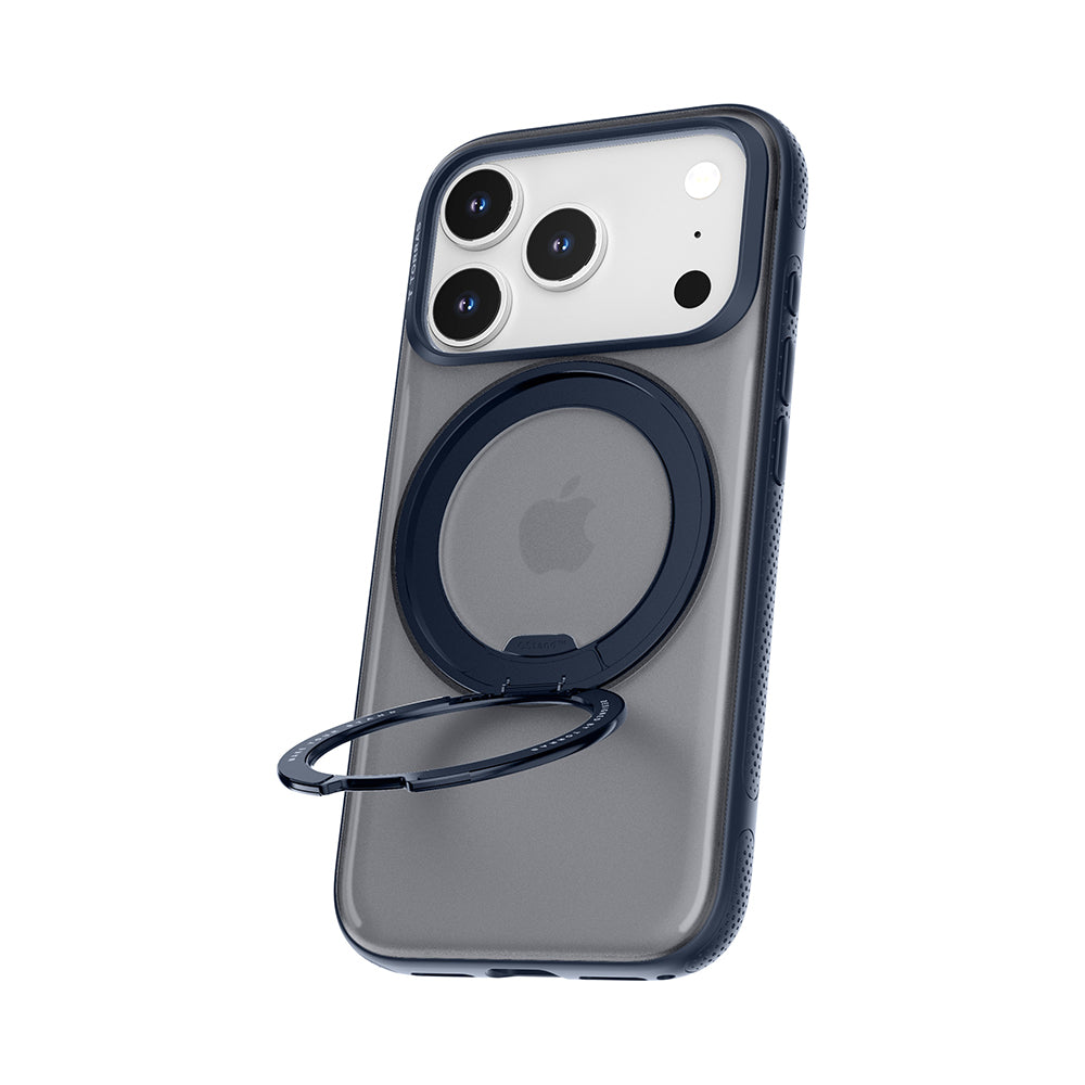 Husa MagSafe za Apple iPhone 17 Pro Max, Torras, Ostand R Fitness, Tamnoplava