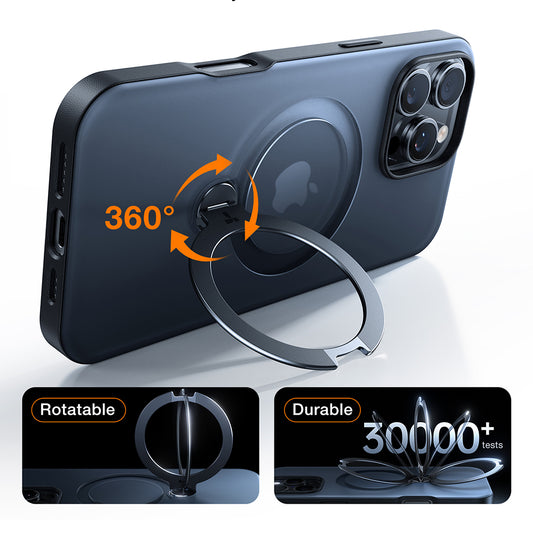 MagSafe futrola za Apple iPhone 17 Pro Max, Torras, Ostand Spin, Narančasta