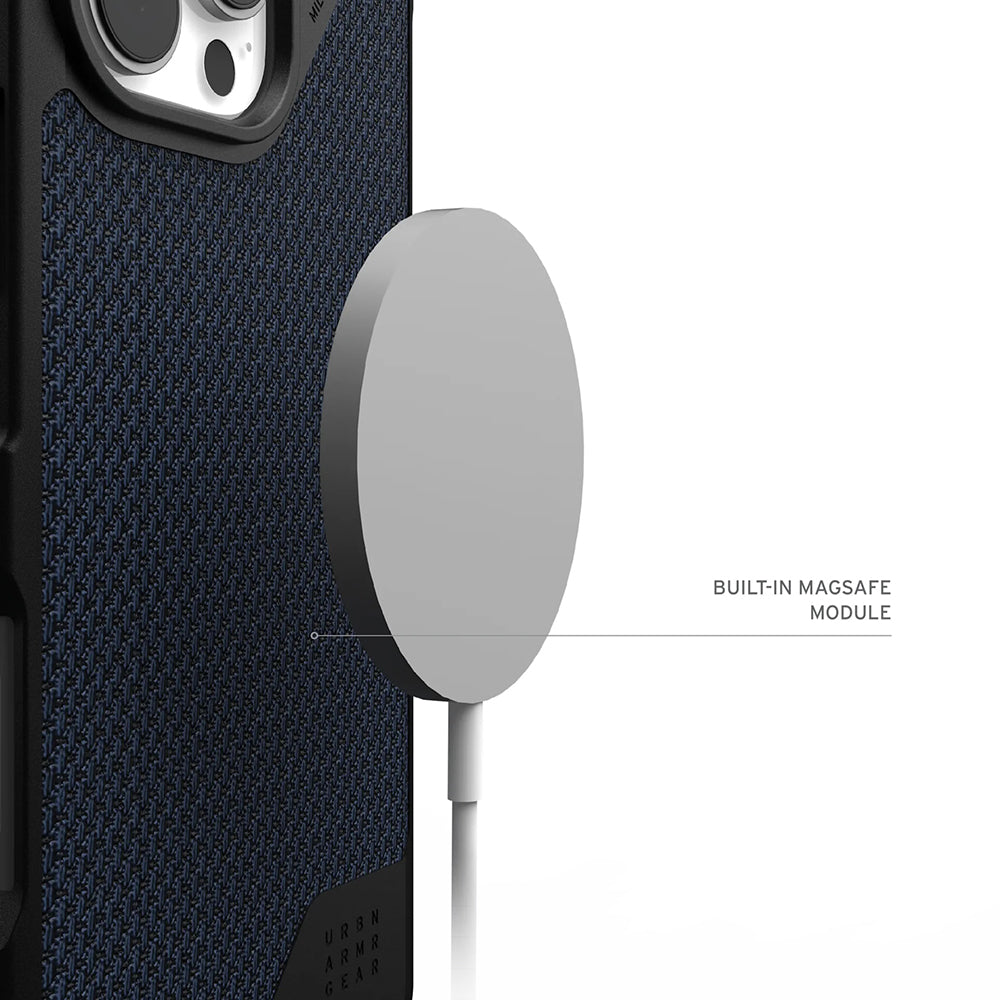 Futrola MagSafe za Apple iPhone 17 Pro Max, Urban Armor Gear, Metropolis LT Kevlar, Tamnoplava