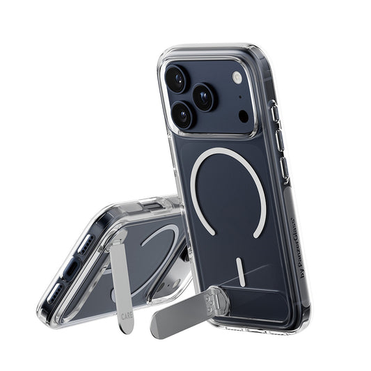 Futrola MagSafe za Apple iPhone 17 Pro, PanzerGlass, Care Feature Kickstand, Prozirna