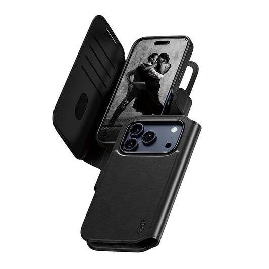 Futrola MagSafe za Apple iPhone 17 Pro, PanzerGlass, Care Feature Tango Two-in-One, Crna