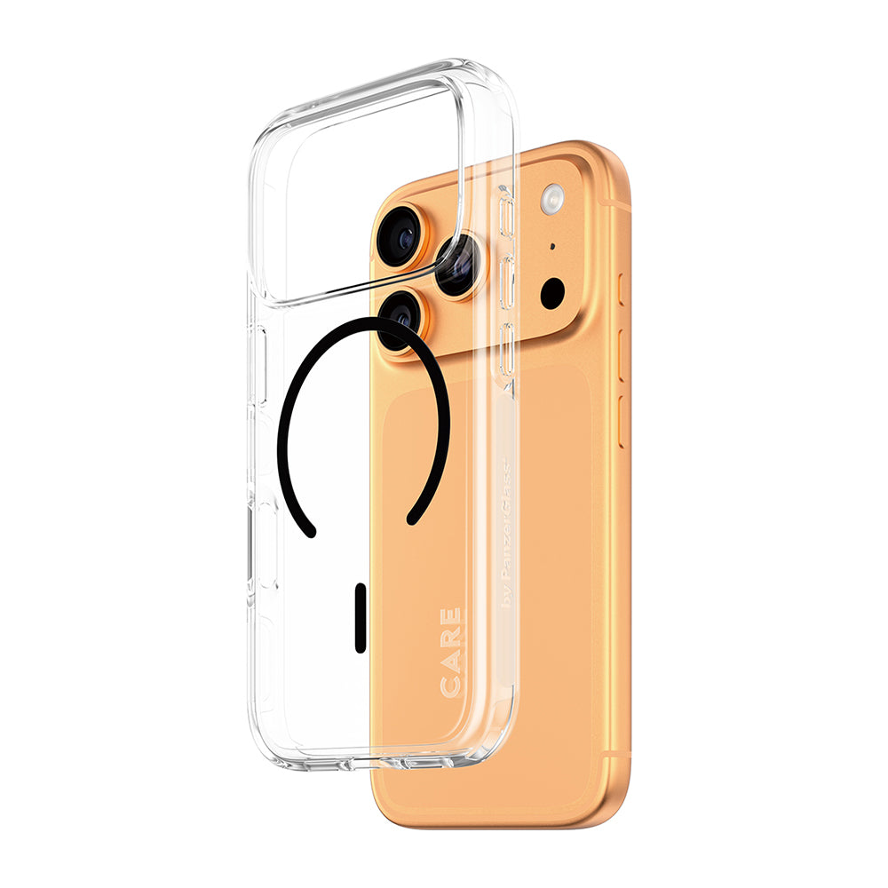 MagSafe futrola za Apple iPhone 17 Pro, PanzerGlass, Care Urban Explorer, Crna Transparentna