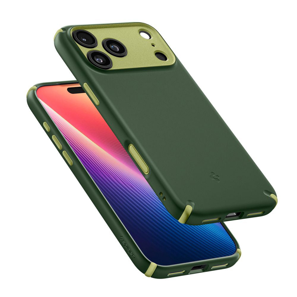 Futrola MagSafe za Apple iPhone 17 Pro, Spigen, Caseology Nano Pop Hybrid, Zelena ACS11150