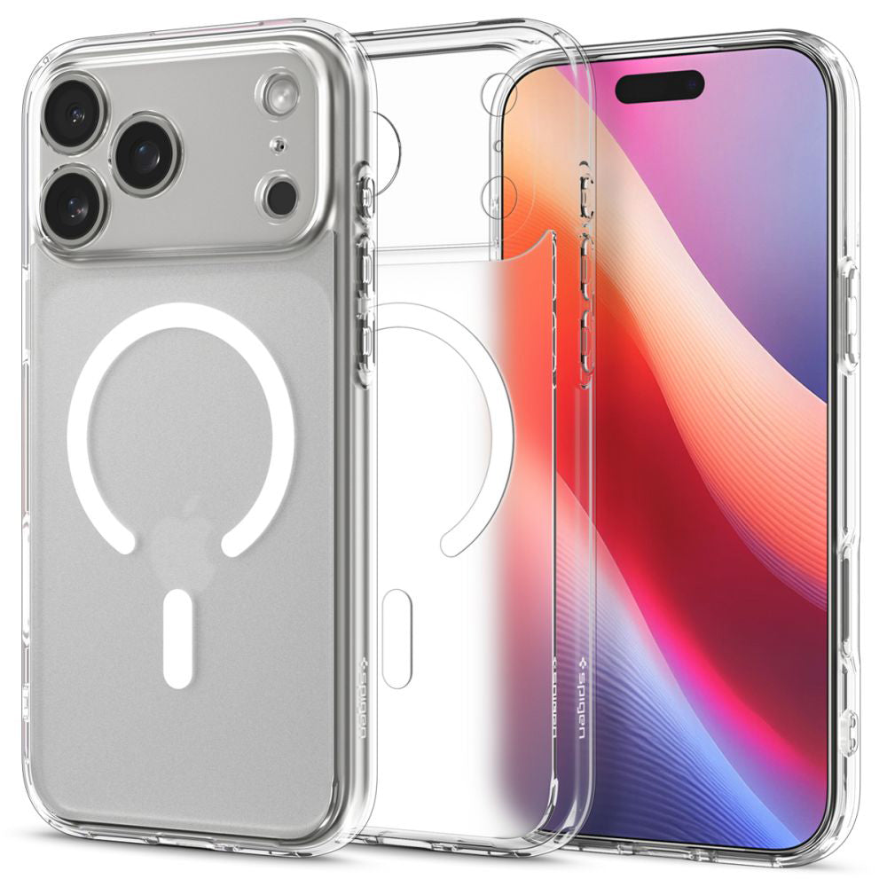 Futrola MagSafe za Apple iPhone 17 Pro, Spigen, Ultra Hybrid, Satinirano Bijela ACS10350
