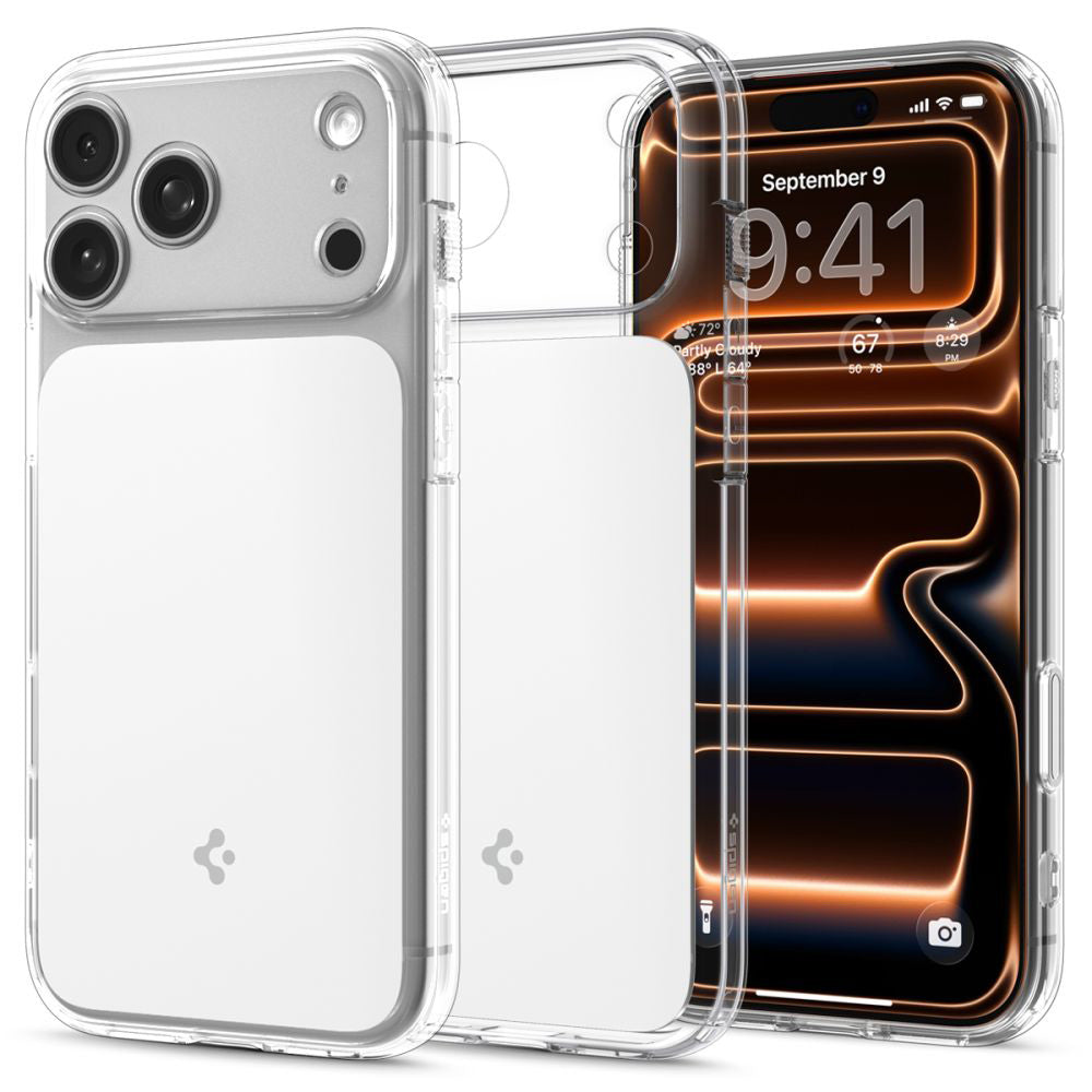 Futrola MagSafe za Apple iPhone 17 Pro, Spigen, Ultra Hybrid T, Bijela ACS10344