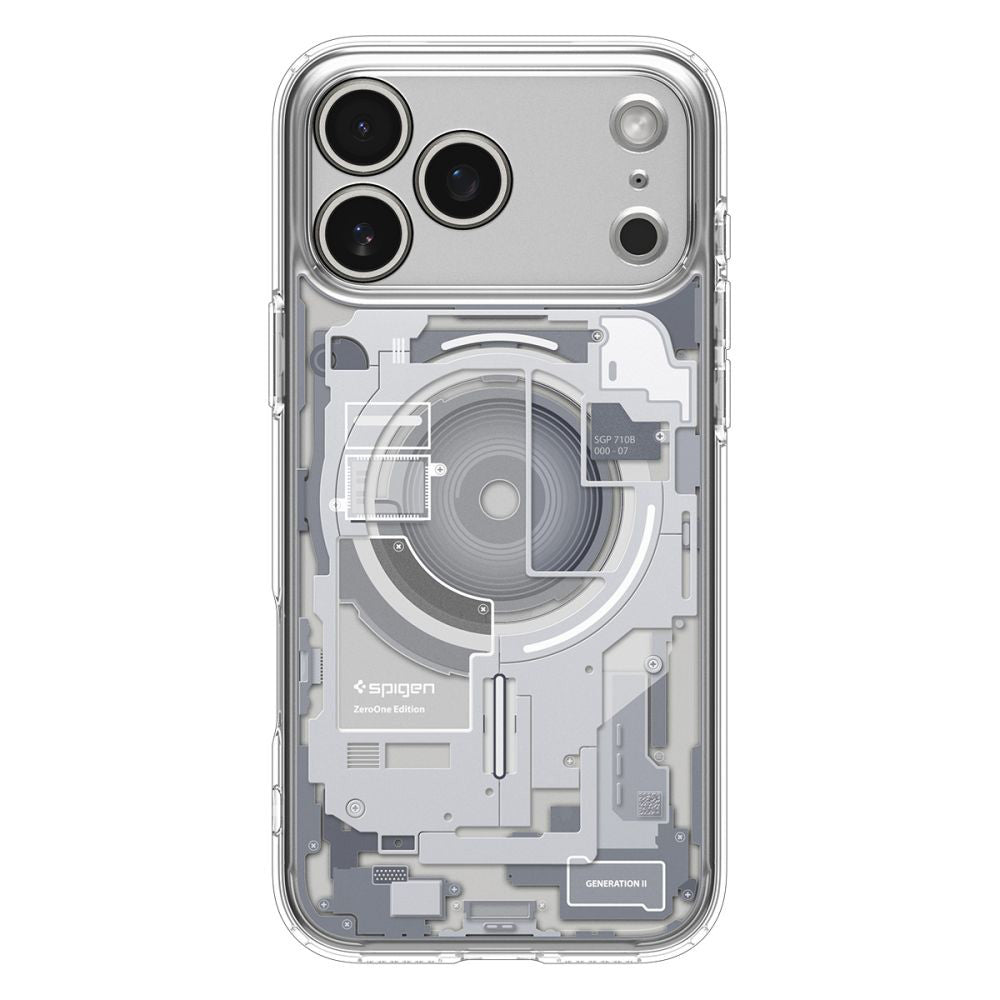 Futrola MagSafe za Apple iPhone 17 Pro, Spigen, Ultra Hybrid Zero One, Bijela ACS10351