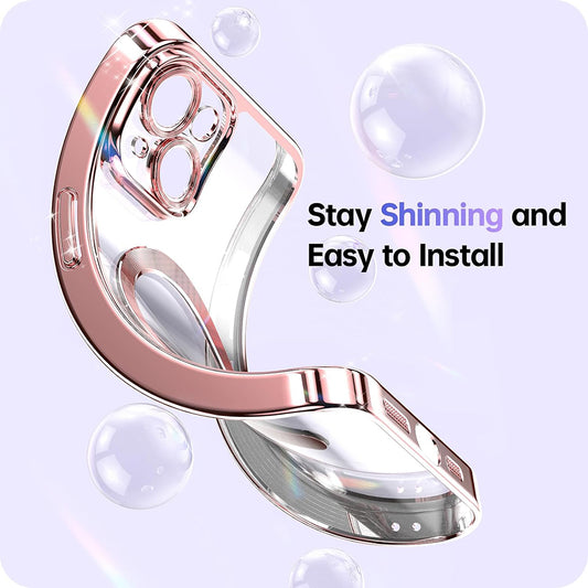 Futrola MagSafe za Apple iPhone 17 Pro, Techsuit, Luxury Glitter, Svijetlo Ljubičasta