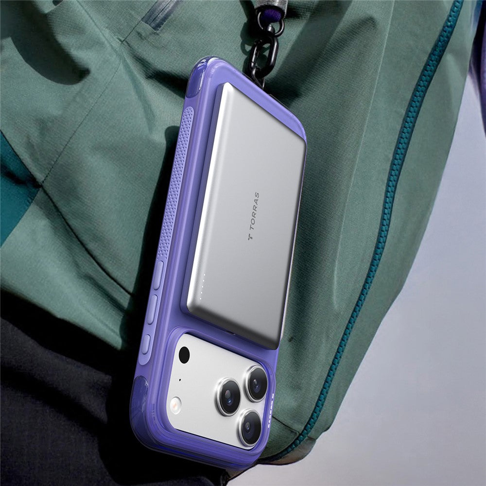 MagSafe futrola za Apple iPhone 17 Pro, Torras, Ostand O3 Air, Crna