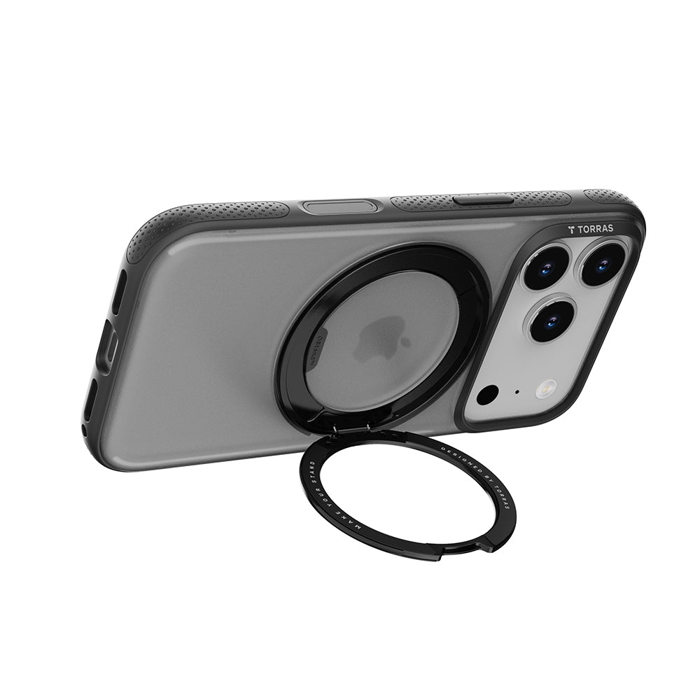 Futrola MagSafe za Apple iPhone 17 Pro, Torras, Ostand R Fitness, Prozirna