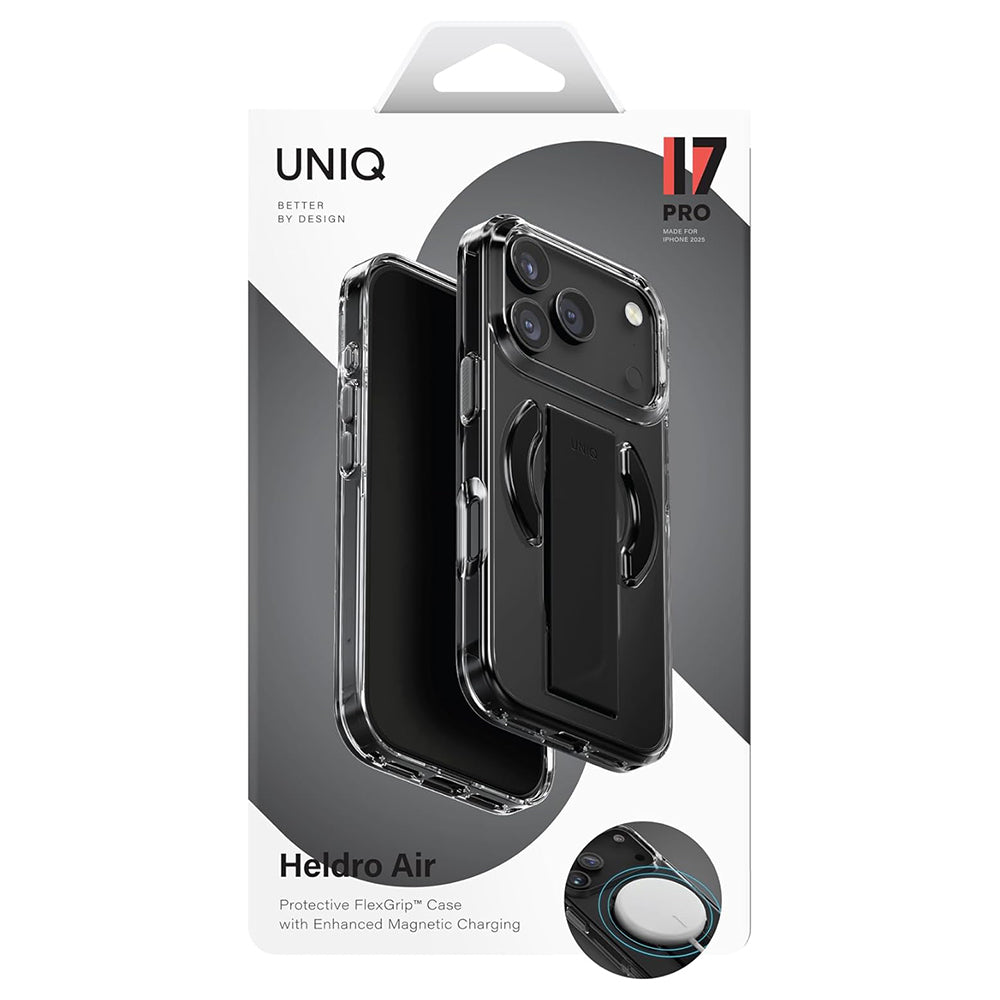 Futrola MagSafe za Apple iPhone 17 Pro, UNIQ, Heldro Air MagClick, Crna