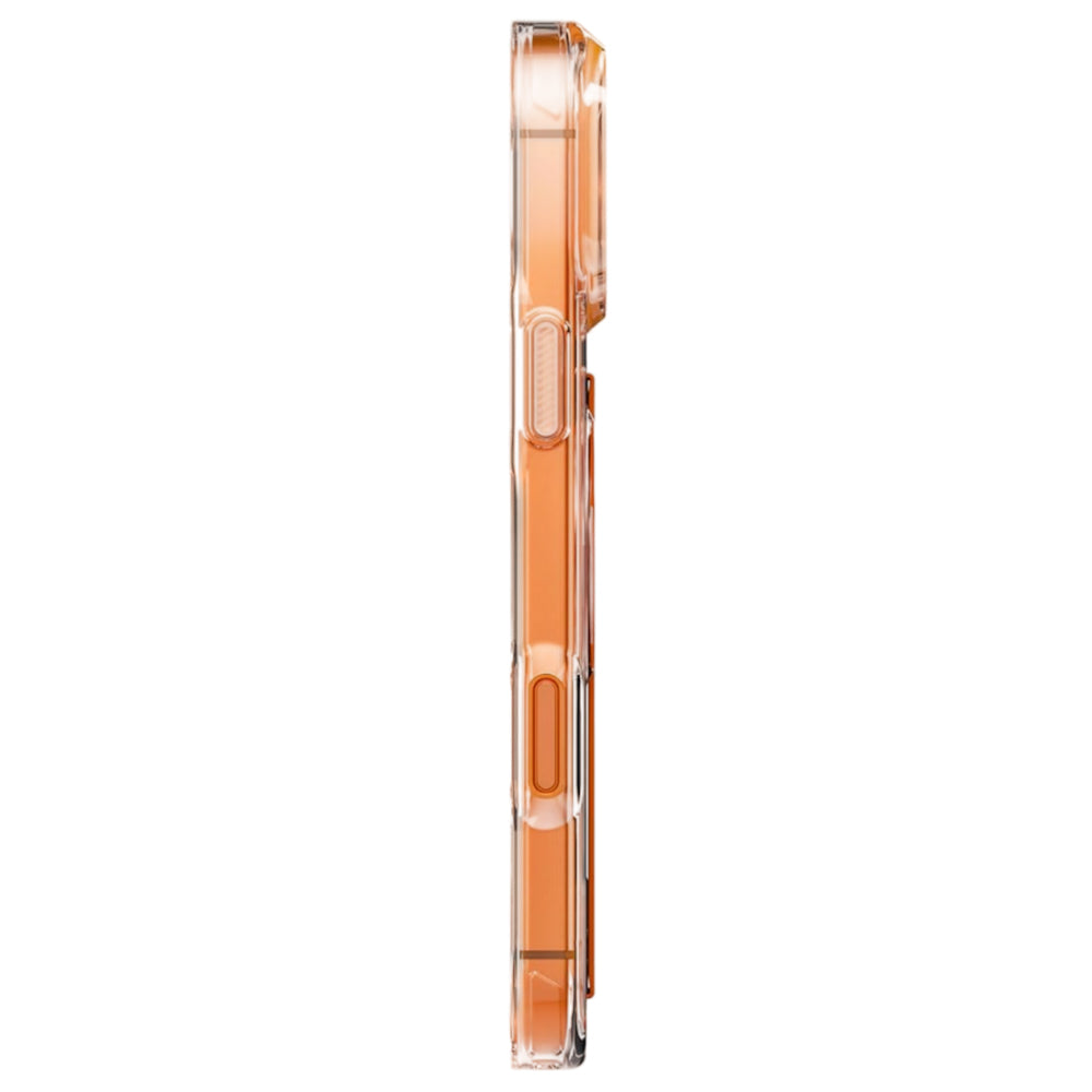MagSafe futrola za Apple iPhone 17 Pro, UNIQ, Heldro Air MagClick, Prozirno Narančasta