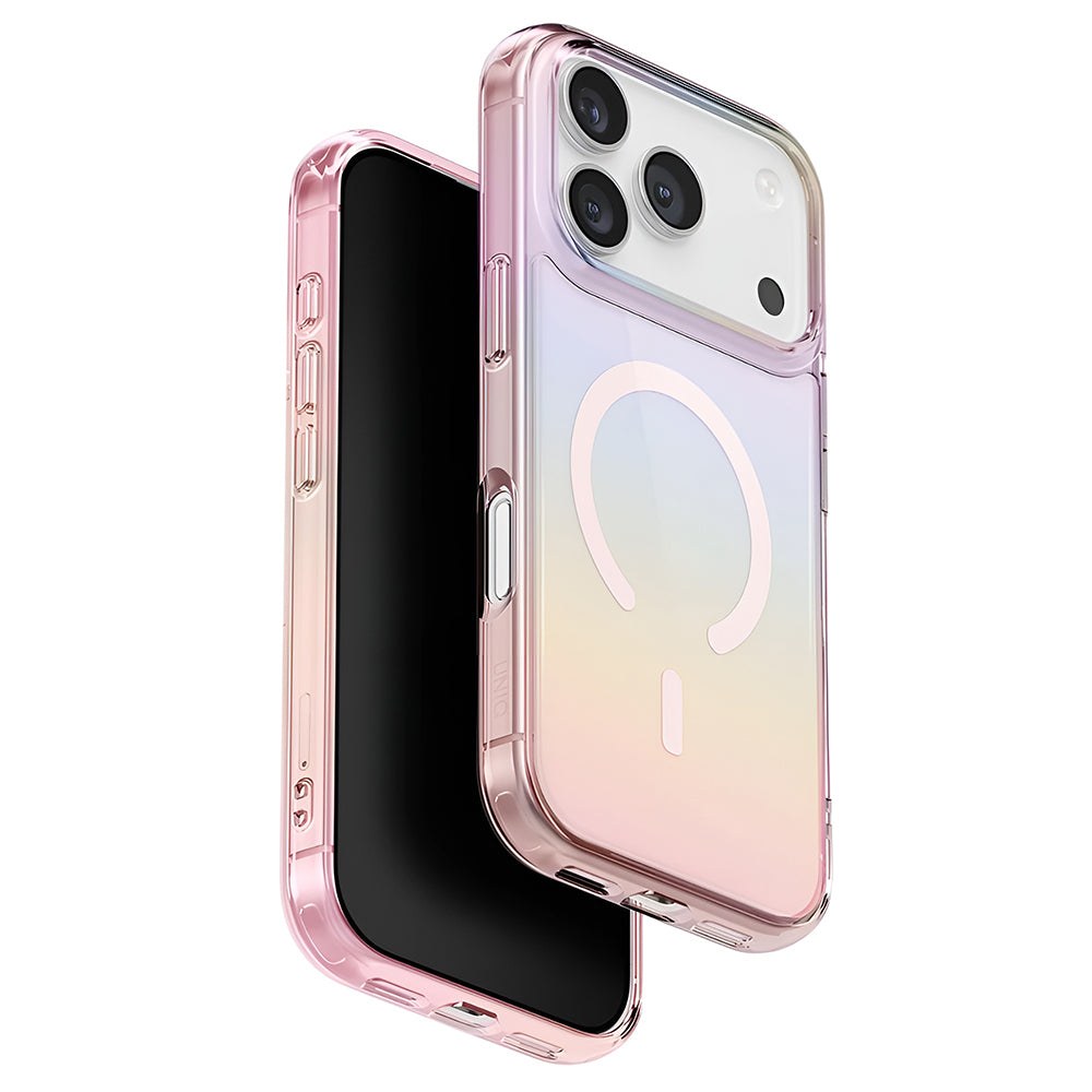 Futrola MagSafe za Apple iPhone 17 Pro, UNIQ, Iridescia MagClick, Pastelno Plava