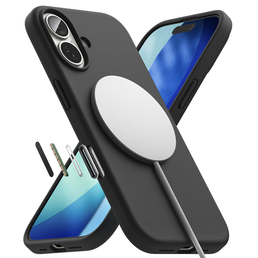 MagSafe futrola za Apple iPhone 17, Ringke, Silikon, Crna