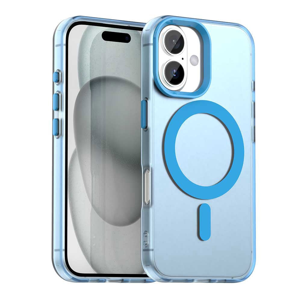 Husa MagSafe za Apple iPhone 17, Techsuit, CandyCase, Plava