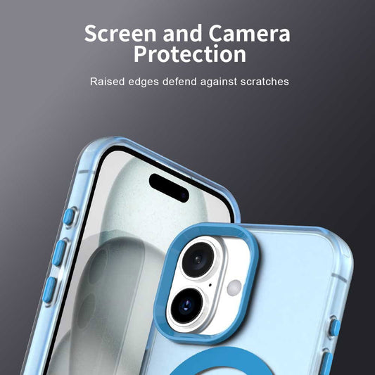 Husa MagSafe za Apple iPhone 17, Techsuit, CandyCase, Plava