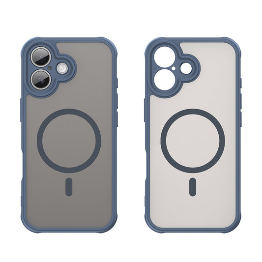Futrola MagSafe za Apple iPhone 17, Techsuit, HaloFrost II, Tamnoplava