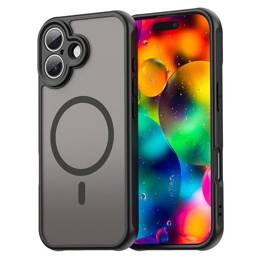 MagSafe futrola za Apple iPhone 17, Techsuit, HaloFrost II, Crna