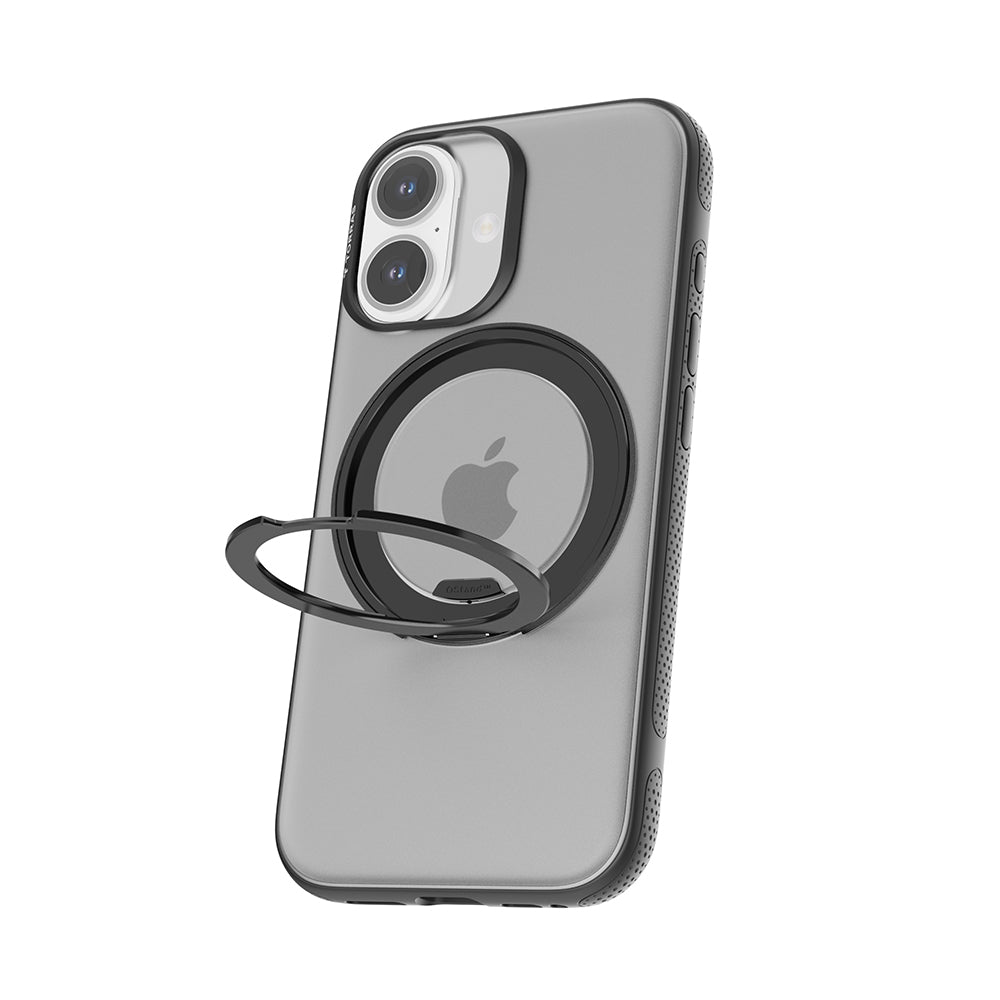 Husa MagSafe za Apple iPhone 17, Torras, Ostand R Fitness, Crna