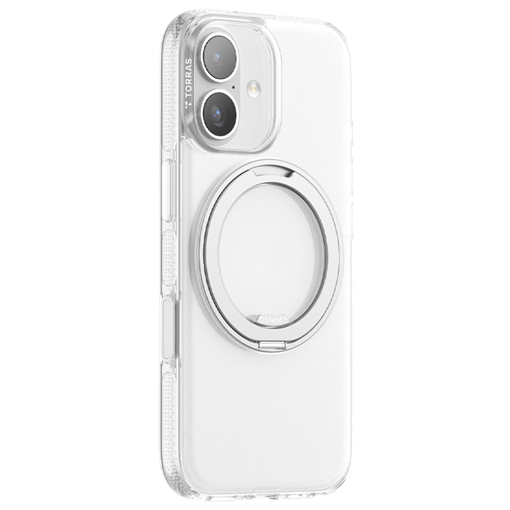 MagSafe futrola za Apple iPhone 17, Torras, Ostand R Fitness, Prozirna