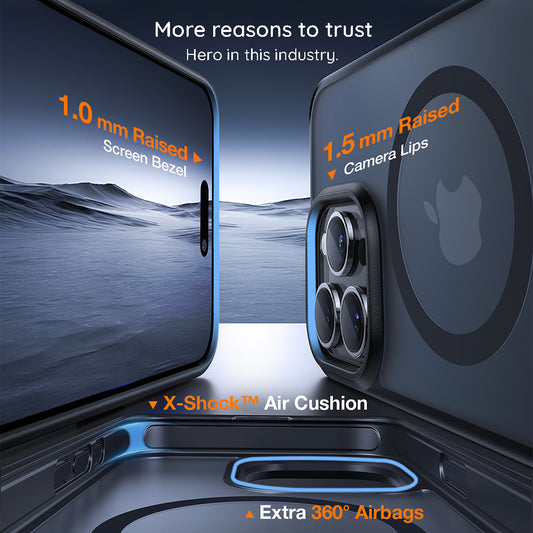 MagSafe futrola za Apple iPhone 17, Torras, Pstand, Crna