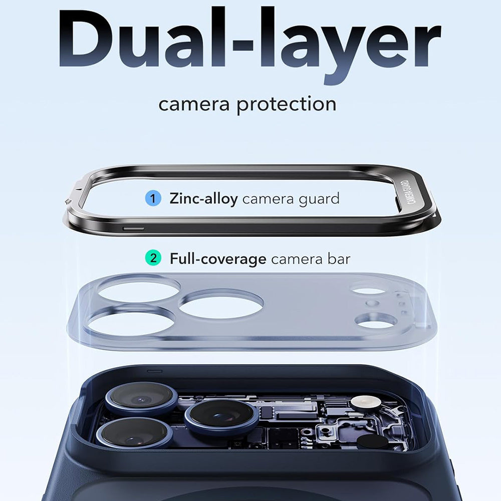 MagSafe futrola za Apple iPhone 18 Pro / 17 Pro, ESR, Classic Hybrid Kickstand, Plava Satinirana