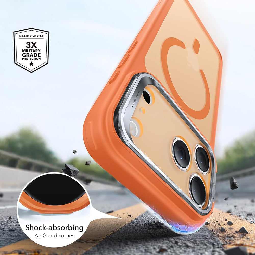 MagSafe futrola za Apple iPhone 18 Pro / 17 Pro, ESR, Classic Hybrid Kickstand, Narančasta Satinirana
