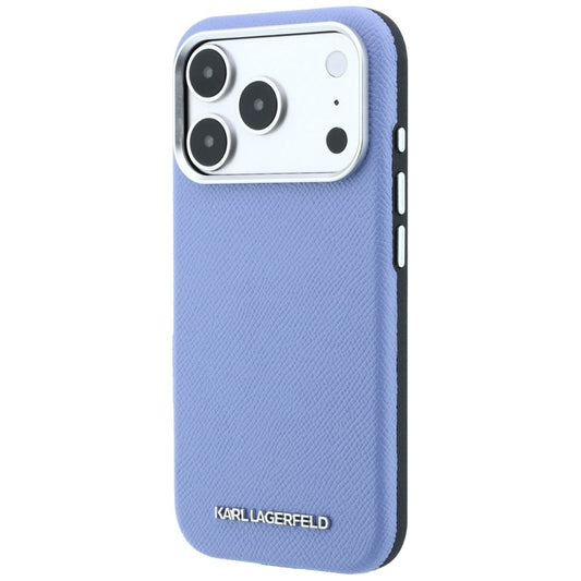 MagSafe maska za Apple iPhone 18 Pro / 17 Pro, Karl Lagerfeld, Grained Elongated Logo, Plava