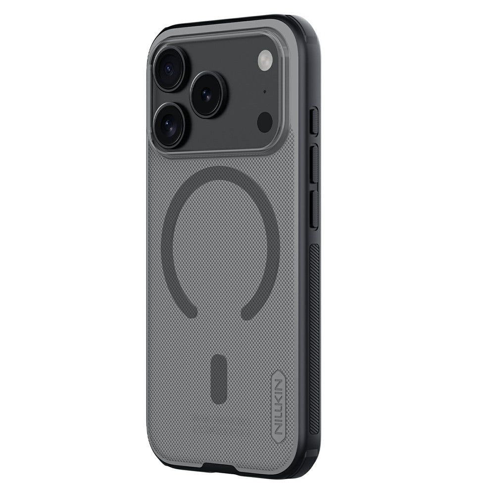 MagSafe futrola za Apple iPhone 18 Pro / 17 Pro, Nillkin, Super Shield Pro, Crna Prozirna Satenska