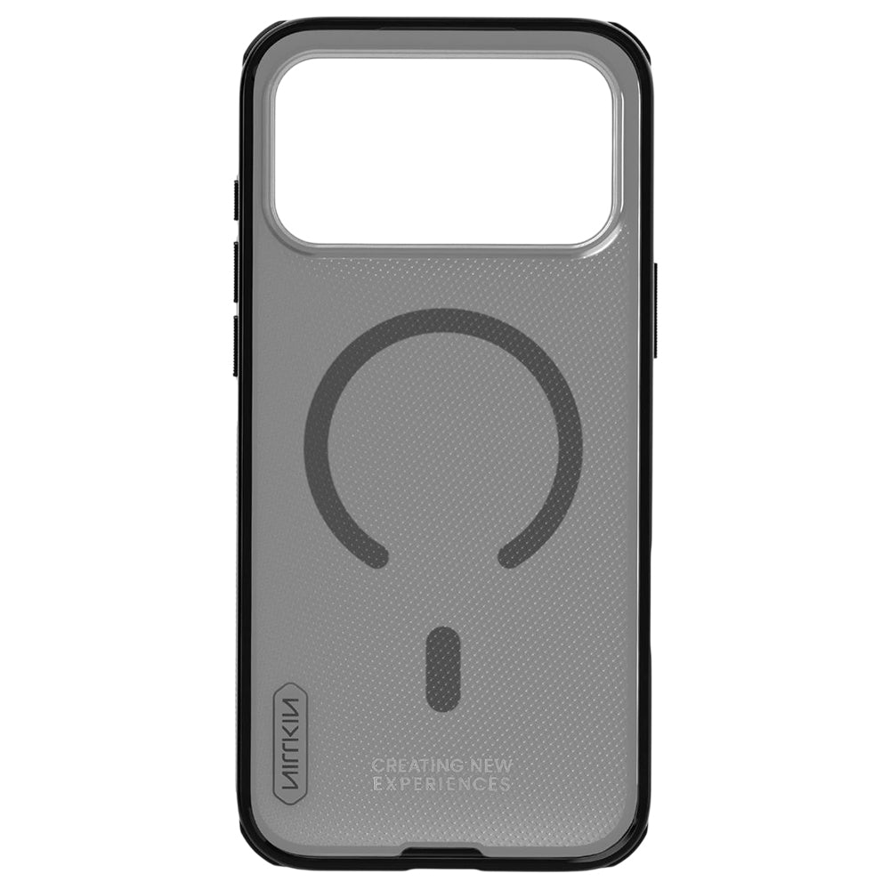 MagSafe futrola za Apple iPhone 18 Pro / 17 Pro, Nillkin, Super Shield Pro, Crna Prozirna Satenska