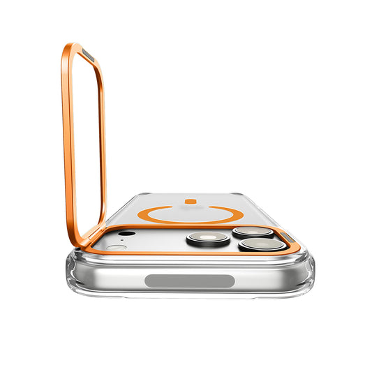 MagSafe futrola za Apple iPhone 18 Pro / 17 Pro, Spigen, Ultra Hybrid Optik S, Prozirna Narančasta ACS11923