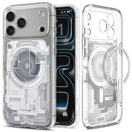 MagSafe futrola za Apple iPhone 18 Pro / 17 Pro, Spigen, Ultra Hybrid Zero One, Bijela ACS12163