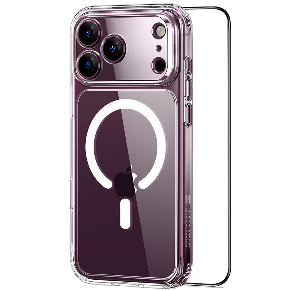 MagSafe futrola za Apple iPhone 18 Pro Max / 17 Pro Max, ESR, Classic Hybrid s zaštitnikom ekrana, Prozirna