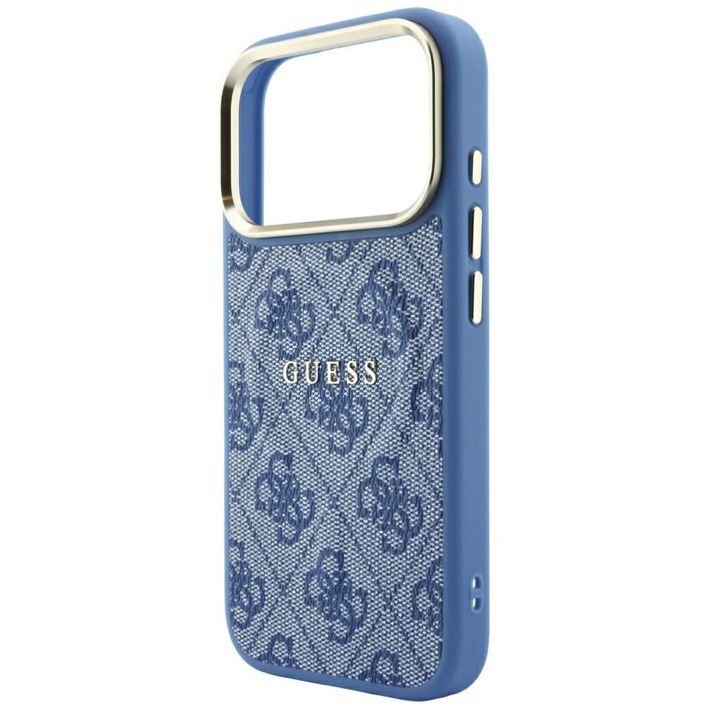 MagSafe maska za Apple iPhone 18 Pro Max / 17 Pro Max, Guess, 4G Embossed Classic, Plava