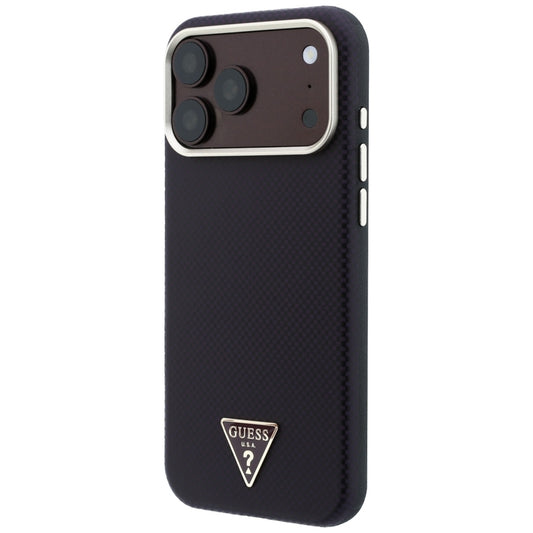 MagSafe maskica za Apple iPhone 18 Pro Max / 17 Pro Max, Guess, Kevlar Triangle Logo, Bordo