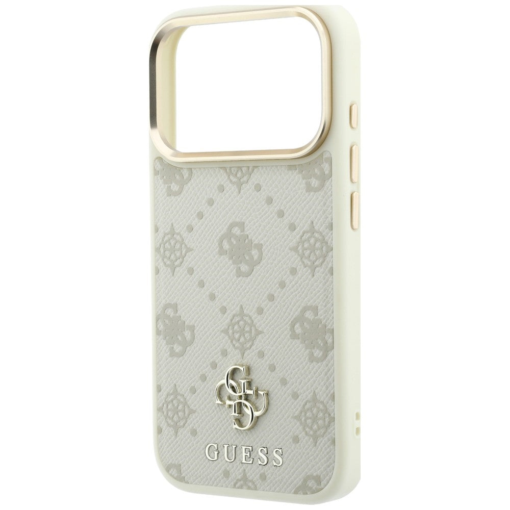 MagSafe maska za Apple iPhone 18 Pro Max / 17 Pro Max, Guess, Peony 4G Small Logo, Bež