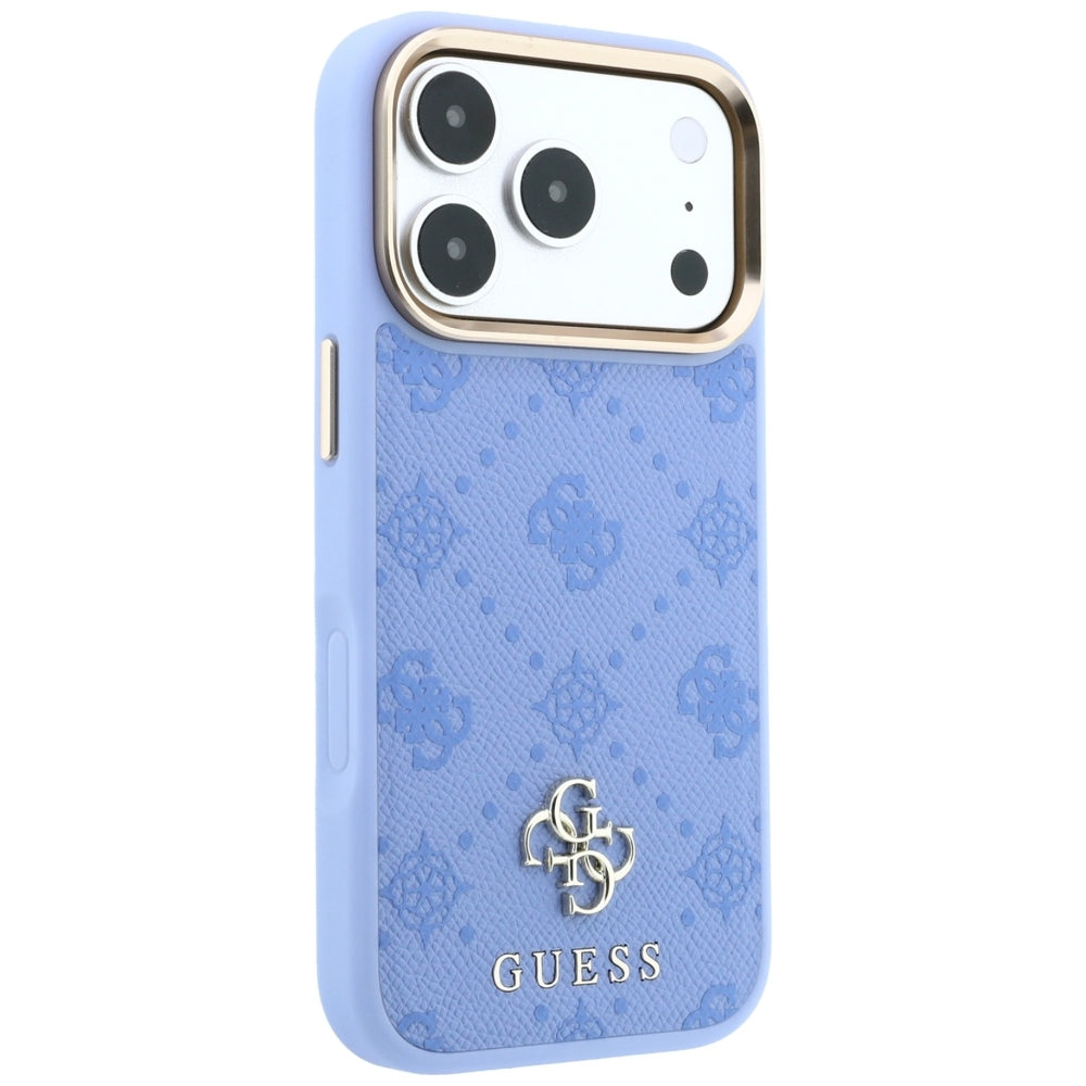 MagSafe maska za Apple iPhone 18 Pro Max / 17 Pro Max, Guess, Peony 4G Small Logo, Plava