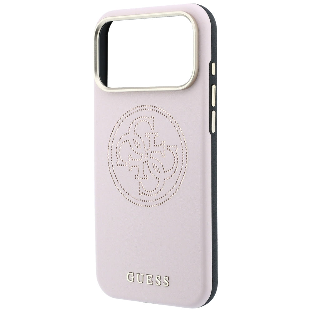 MagSafe futrola za Apple iPhone 18 Pro Max / 17 Pro Max, Guess, Perforated 4G, Roza
