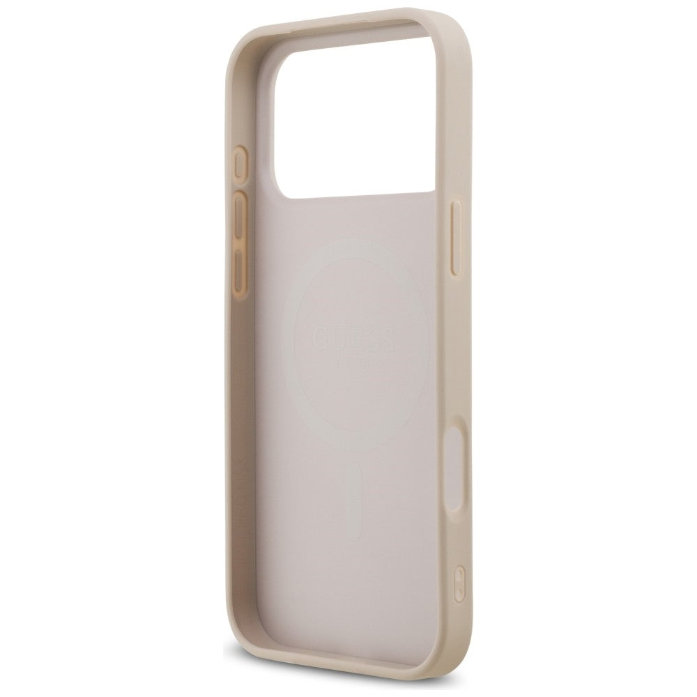 MagSafe futrola za Apple iPhone 18 Pro Max / 17 Pro Max, Guess, Saffiano, Roza