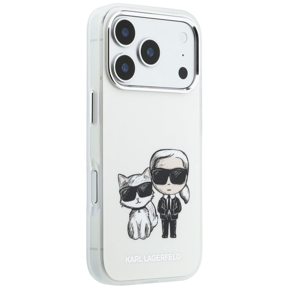 MagSafe maskica za Apple iPhone 18 Pro Max / 17 Pro Max, Karl Lagerfeld, IML KC Bodies Sketch Print, Bež