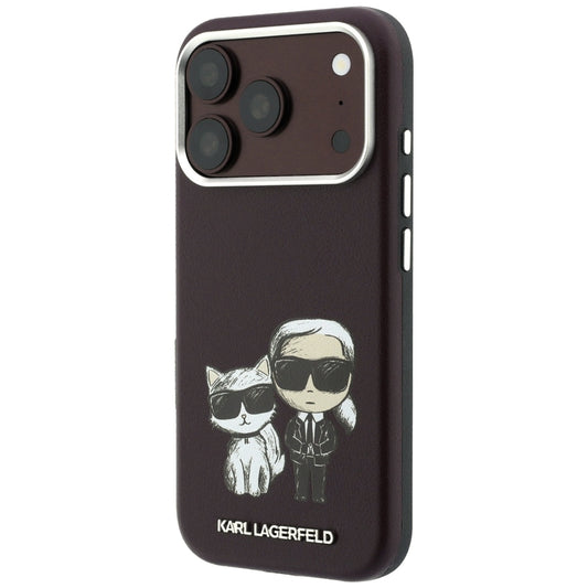 MagSafe maska za Apple iPhone 18 Pro Max / 17 Pro Max, Karl Lagerfeld, KC Bodies Sketch, Bordo